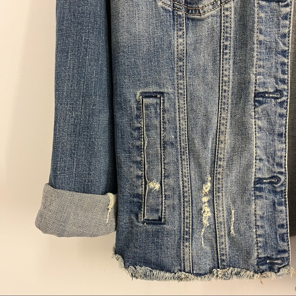 Hollister Distressed Jean Jacket - Picture 4 of 5